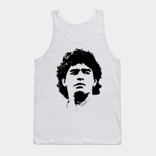 Diego Maradona Pop Art Portrait Tank Top